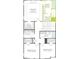 Second floor plan featuring a primary suite, two bedrooms, and two bathrooms at 4506 Mint Leaf Ln, Raleigh, NC 27612