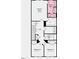 Second floor floorplan featuring the Owner's Suite, Loft, 2nd bath and two additional bedrooms at 52 Shay St, Angier, NC 27501