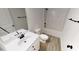 Bathroom featuring a vanity with a sink, toilet, and a shower tub at 82 Asher Pointe Way, Benson, NC 27504