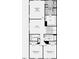 Second floor layout with owner's suite, loft, laundry room, two bedrooms, and two bathrooms at 8717 Wardle Ct, Raleigh, NC 27616