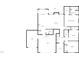 A first-floor floor plan showing the garage, porch, living spaces, and bedrooms at 95 Cinnamon Teal Way, Youngsville, NC 27596