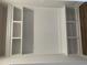 Built-in shelving unit with ample space and modern design, ready for customization at 143 Prency Ln, Middlesex, NC 27557