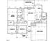 Detailed floor plan showcasing the layout of a house at 143 Prency Ln, Middlesex, NC 27557