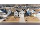 A beautiful aerial view showcases this home's location within a vibrant residential neighborhood at 158 Arlie Ln, Lillington, NC 27546