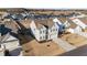A beautiful aerial view showcases this home's location within a vibrant residential neighborhood at 158 Arlie Ln, Lillington, NC 27546