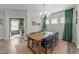 Inviting dining room featuring a wooden table and an adjacent room visible through a doorway at 158 Arlie Ln, Lillington, NC 27546