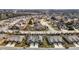 Wide aerial of a residential neighborhood showcasing single-Gathering homes with manicured lawns at 170 Dunvegan Ln, Burlington, NC 27215