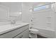 Bathroom features single vanity and a shower tub combo at 170 Dunvegan Ln, Burlington, NC 27215
