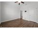 Bedroom features beautiful wood-look flooring and neutral paint at 170 Dunvegan Ln, Burlington, NC 27215
