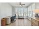 Sunlit office with a desk and chair at 1727 Pinecliff Ct, Fuquay Varina, NC 27526