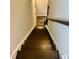 Staircase leading to the upper level of the home, showing wooden steps at 1981 Rosedale Ridge Ave, Wake Forest, NC 27587