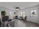 Inviting living room with plenty of natural light, comfortable seating, and modern decor at 202 Harper Rd, Hillsborough, NC 27278
