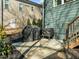 Backyard patio with outdoor grill setup, ideal for entertaining at 2111 Meadowcreek Dr, Durham, NC 27705