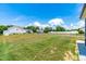 Expansive backyard with lush lawn, fenced perimeter, and clear blue skies, perfect for outdoor activities at 23 Tullamore Ln, Four Oaks, NC 27524