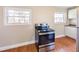 Kitchen with modern stove and bright windows, providing lots of natural light at 2918 Avalon Rd, Rocky Mount, NC 27801