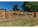 MacGregor Downs community sign made of decorative stone at 302 Edinburgh Dr, Cary, NC 27511