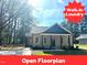 Charming single-story home with blue and beige siding, complemented by a well-maintained lawn and inviting front entrance at 314 S Darden St, Kenly, NC 27542
