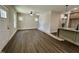 Spacious open-concept living room with new floors and lots of natural light at 315 S Maple Ave, Kenly, NC 27542