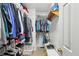 Walk-in closet with ample storage solutions, including shelving and hanging rods, maximizing organization at 3213 Leebrook Rd, Raleigh, NC 27616