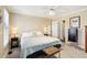 Spacious main bedroom with neutral decor and ample natural light at 3213 Leebrook Rd, Raleigh, NC 27616