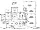 Layout of the first floor featuring a kitchen, Gathering room, Primary suite, and a 3-car garage at 59 Riverstone Dr, Pittsboro, NC 27312