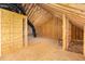 Unfinished attic space offering potential for customization and additional storage at 60 Pintail Lane Ln, Youngsville, NC 27596