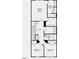 Floorplan showcasing second floor layout including bedrooms, bathrooms, a loft, and walk-in closets at 62 Shay St, Angier, NC 27501