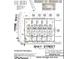 House location plat plan for new construction showing lot layout and property lines at 64 Shay St, Angier, NC 27501