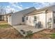 Cozy backyard patio with room for seating and outdoor dining at 75 Cherryhill Dr, Four Oaks, NC 27524