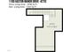 Floor plan of the attic space, sized at 11'11