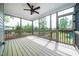 Enjoy this expansive screened porch, perfect for outdoor relaxation and entertaining at 115 Lockamy Ln, Youngsville, NC 27596