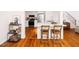 Beautiful open concept kitchen featuring stainless steel appliances and bar seating area at 1603 Sutton Dr, Raleigh, NC 27605