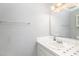 Bathroom featuring a sink and tiled countertop at 214 Woodcrest Ave, Smithfield, NC 27577