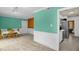 Bright dining room that is open to the kitchen area at 214 Woodcrest Ave, Smithfield, NC 27577