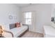Bedroom with a daybed, carpet flooring, and natural light at 2929 Great Lawn Rd, Apex, NC 27502