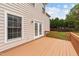 Home boasts a deck overlooking outdoor space at 3208 Marblewood Ct, Raleigh, NC 27604
