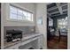 Features a built-in desk and a small workspace, perfect for a home office or study area at 340 Olde Liberty Dr, Youngsville, NC 27596