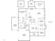 Detailed floor plan of the home's first level layout at 44 Ashwood Dr, Chapel Hill, NC 27516