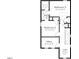 Detailed floor plan of the home's second floor, showcasing the layout of the loft, office, and bedrooms at 504 Yeowell Dr, Chapel Hill, NC 27514
