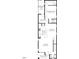 Detailed floor plan of the home's first floor, showcasing the layout of the kitchen, Gathering room, and primary suite at 504 Yeowell Dr, Chapel Hill, NC 27514