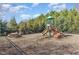 Fun playground with slide, see-saw, and picnic table at 52 Commons Cir, Clayton, NC 27520