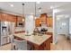 Well-equipped kitchen featuring stainless steel appliances, granite countertops, and ample cabinet space at 1003 Branwell Dr, Durham, NC 27703