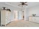 Open main bedroom featuring a walk-in closet and attached en-suite bathroom at 1003 Branwell Dr, Durham, NC 27703