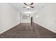 Large living room with hardwood floors and an open concept design at 124 Currituck Ln, Durham, NC 27703