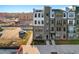 Modern townhome with brick and siding facade, showcasing contemporary design and inviting curb appeal in a residential area at 1259 Shaw View Alley # 201, Raleigh, NC 27601