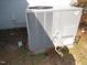 Close up view of an exterior AC unit outside of the house at 136 Dogwood Trl, Wendell, NC 27591