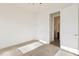 Bedroom with ceiling fan, closet, and ensuite bath at 244 Bevis Marks Dr, Fuquay Varina, NC 27526