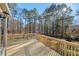 Wooden deck perfect for relaxing and overlooking the backyard at 2520 Summit Ln, Creedmoor, NC 27522
