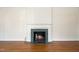 Close-up of the fireplace in the living room at 3074 Granville Dr, Raleigh, NC 27609