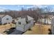 Aerial view of the home showcasing its well-maintained lawn and location within the community at 40 Glendavis Hollow Dr, Franklinton, NC 27525